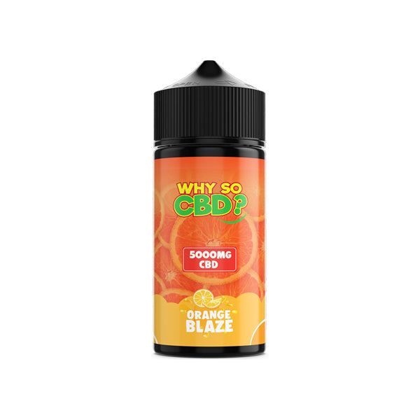 Why So CBD? 5000mg Full Spectrum CBD E-liquid 120ml - Flavour: Forest Fruits - SilverbackCBD