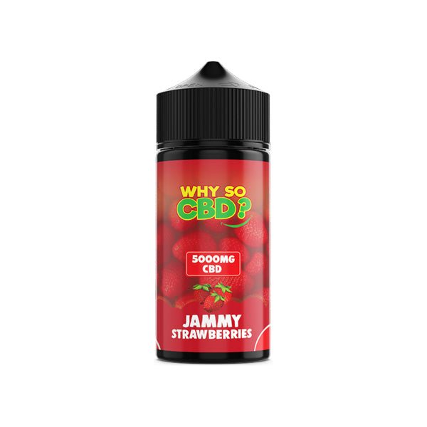 Why So CBD? 5000mg Full Spectrum CBD E-liquid 120ml - Flavour: Vimto Haze