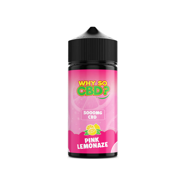 Why So CBD? 5000mg Full Spectrum CBD E-liquid 120ml - Flavour: Blueberry Cheesecake - SilverbackCBD