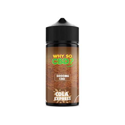 Why So CBD? 5000mg Full Spectrum CBD E-liquid 120ml - Flavour: Agent Apple - SilverbackCBD