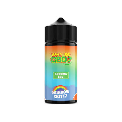 Why So CBD? 5000mg Full Spectrum CBD E-liquid 120ml - Flavour: Agent Apple - SilverbackCBD