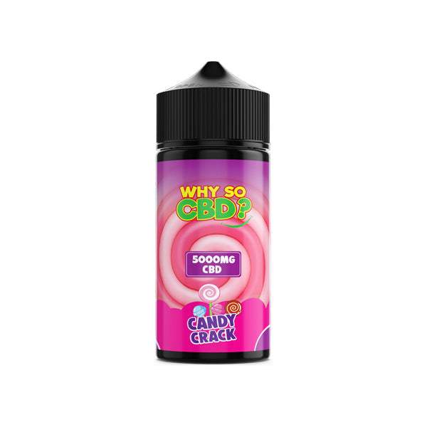 Why So CBD? 5000mg Full Spectrum CBD E-liquid 120ml - Flavour: Grape Crush - SilverbackCBD