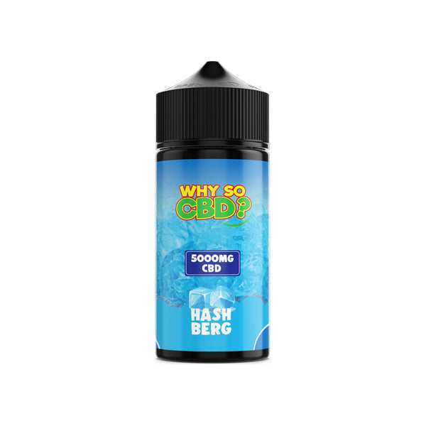 Why So CBD? 5000mg Full Spectrum CBD E-liquid 120ml - Flavour: Jammy Strawberries - SilverbackCBD