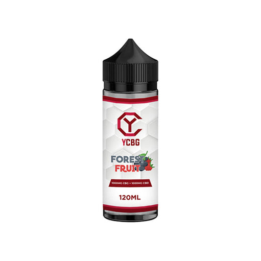 yCBG 1000mg CBD + 1000mg CBG E-liquid 120ml (BUY 1 GET 1 FREE) - Flavour: Forest Fruit - SilverbackCBD