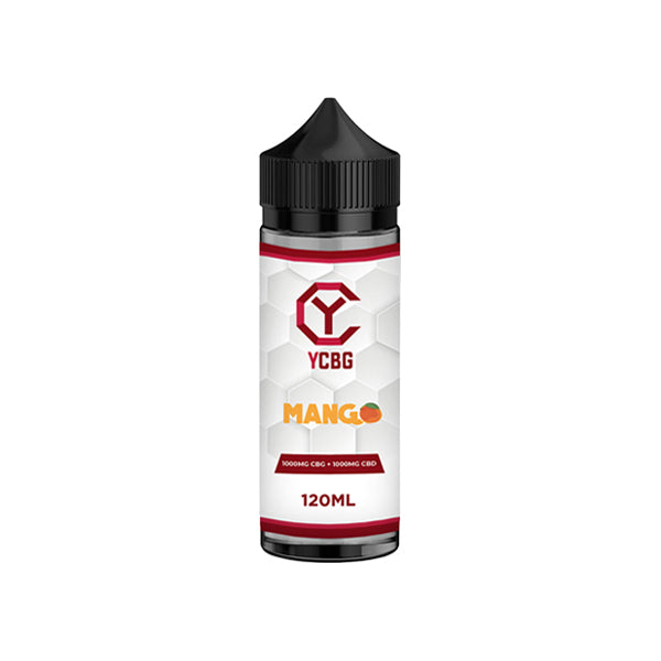 yCBG 1000mg CBD + 1000mg CBG E-liquid 120ml (BUY 1 GET 1 FREE) - Flavour: Pina Colada - SilverbackCBD