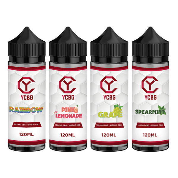 yCBG 1000mg CBD + 1000mg CBG E-liquid 120ml (BUY 1 GET 1 FREE) - Flavour: Pina Colada - SilverbackCBD