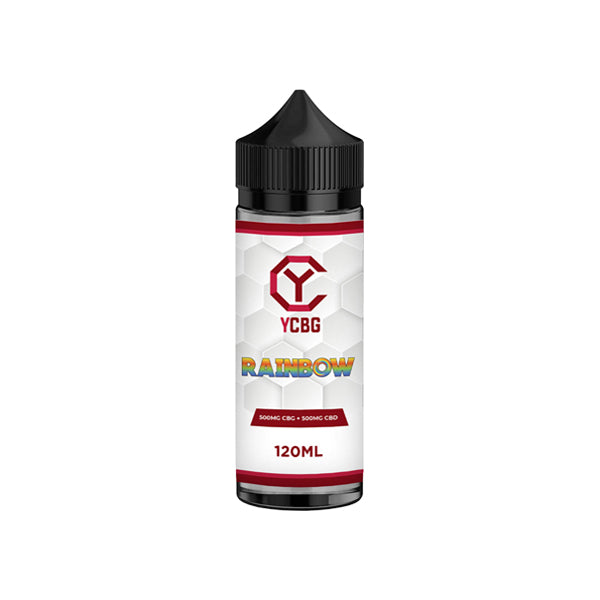 yCBG 500mg CBD + 500mg CBG E-liquid 120ml (BUY 1 GET 1 FREE) - Flavour: Rainbow - SilverbackCBD