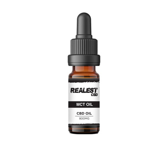 Realest CBD 800mg CBD 10ml MCT Oil (BUY 1 GET 1 FREE) - SilverbackCBD