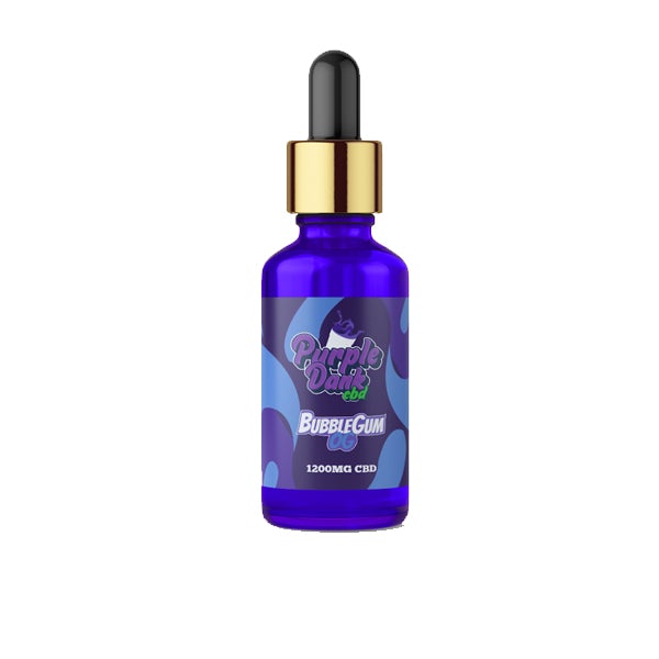 Purple Dank CBD Flavoured CBD Oil 1200mg CBD Oil 30ml (BUY 1 GET 1 FREE) - Flavour: Wedding Cake - SilverbackCBD