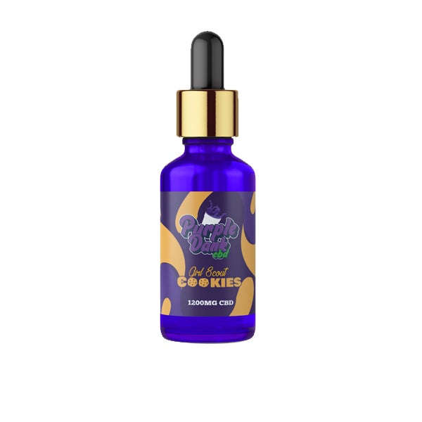 Purple Dank CBD Flavoured CBD Oil 1200mg CBD Oil 30ml (BUY 1 GET 1 FREE) - Flavour: Wedding Cake - SilverbackCBD