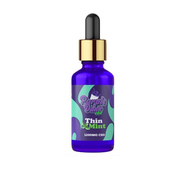 Purple Dank CBD Flavoured CBD Oil 1200mg CBD Oil 30ml (BUY 1 GET 1 FREE) - Flavour: Girl Scout Cookies - SilverbackCBD