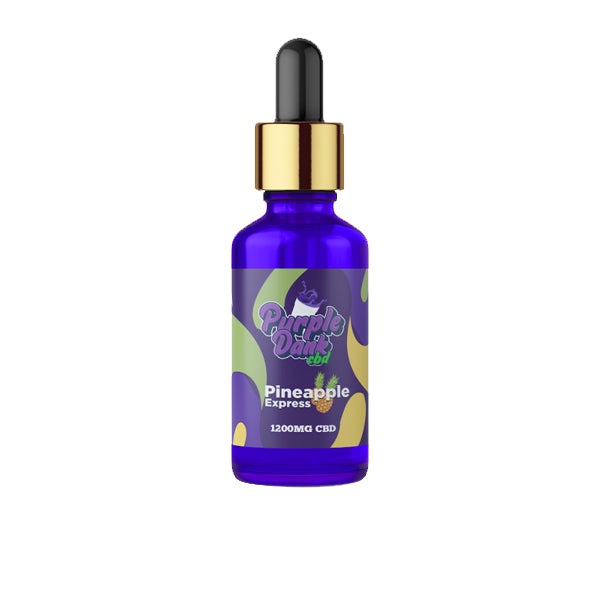 Purple Dank CBD Flavoured CBD Oil 1200mg CBD Oil 30ml (BUY 1 GET 1 FREE) - Flavour: Wedding Cake - SilverbackCBD