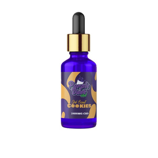 Purple Dank CBD Flavoured CBD Oil 2400mg CBD Oil 30ml (BUY 1 GET 1 FREE) - Flavour: Girl Scout Cookies - SilverbackCBD