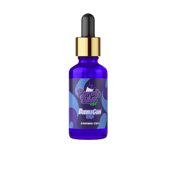 Purple Dank CBD Flavoured CBD Oil 2400mg CBD Oil 30ml (BUY 1 GET 1 FREE) - Flavour: Wedding Cake - SilverbackCBD