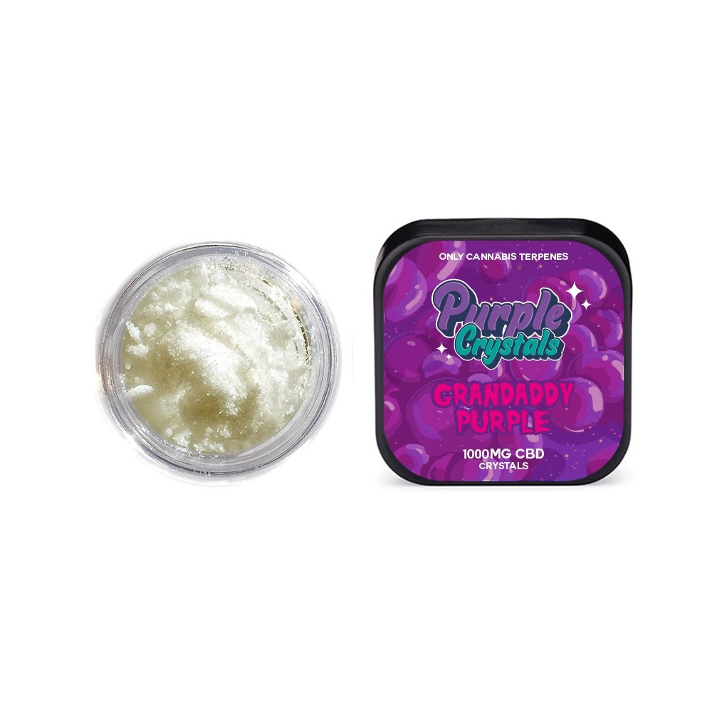 Purple Crystals by Purple Dank 1000mg CBD Crystals - Grand Daddy Purple (BUY 1 GET 1 FREE) - Amount: 0.5g - SilverbackCBD