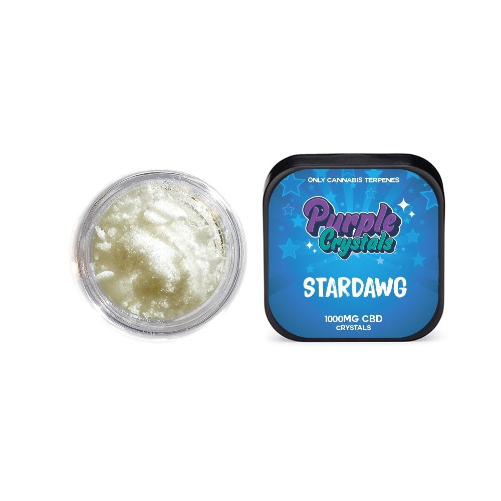 Purple Crystals by Purple Dank 1000mg CBD Crystals - Stardawg (BUY 1 GET 1 FREE) - Amount: 0.5g - SilverbackCBD
