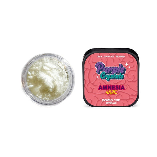 Purple Crystals by Purple Dank 1000mg CBD Crystals - Amnesia Haze (BUY 1 GET 1 FREE) - Amount: 1g - SilverbackCBD