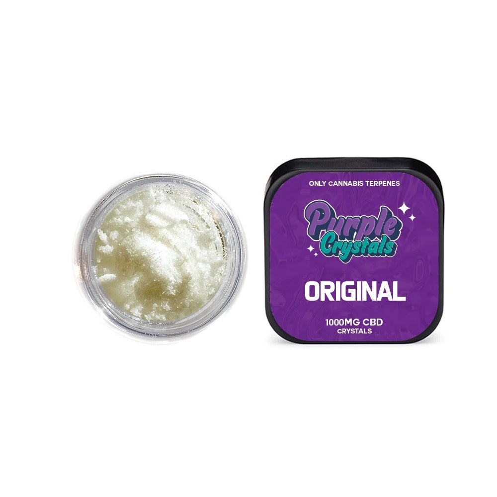 Purple Crystals by Purple Dank 1000mg CBD Crystals - Original Terpsolate (BUY 1 GET 1 FREE) - Amount: 1g - SilverbackCBD
