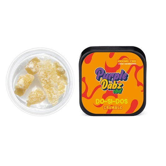 Purple Dabz by Purple Dank 1000mg CBD Crumble - DO-SI-DOS (BUY 1 GET 1 FREE) - Amount: 0.5g - SilverbackCBD