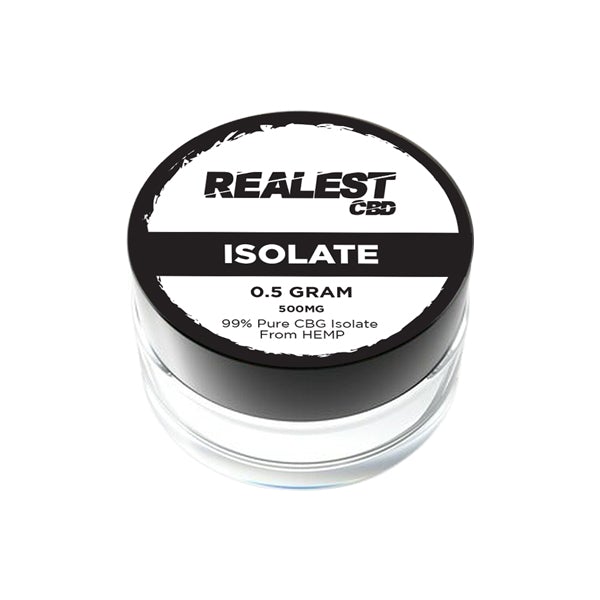 Realest CBD 500mg CBG Isolate (BUY 1 GET 1 FREE) - SilverbackCBD