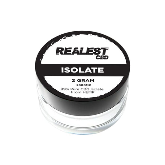 Realest CBD 2000mg CBG Isolate (BUY 1 GET 1 FREE) - SilverbackCBD