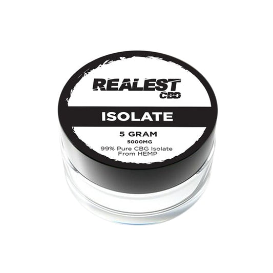 Realest CBD 5000mg CBG Isolate (BUY 1 GET 1 FREE) - SilverbackCBD