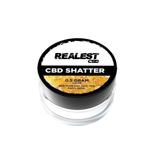 Realest CBD 500mg CBD Shatter (BUY 1 GET 1 FREE) - SilverbackCBD