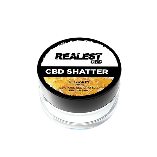 Realest CBD 2000mg CBD Shatter (BUY 1 GET 1 FREE) - SilverbackCBD