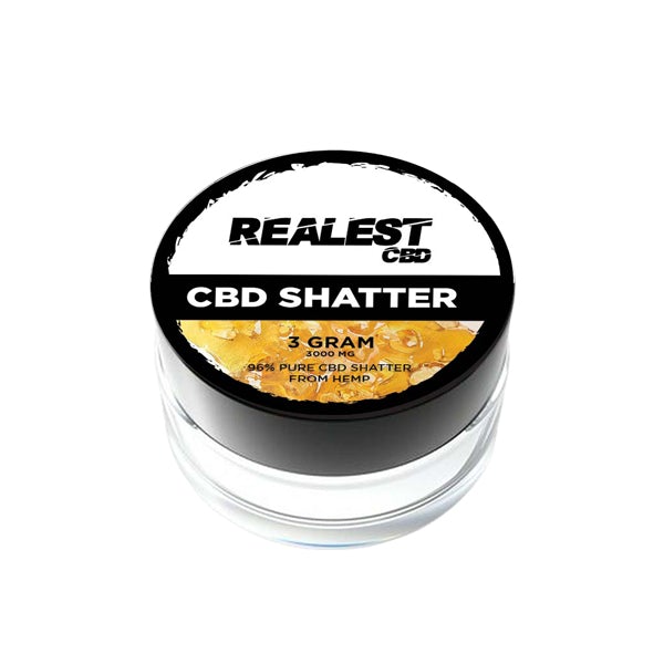 Realest CBD 3000mg CBD Shatter (BUY 1 GET 1 FREE) - SilverbackCBD
