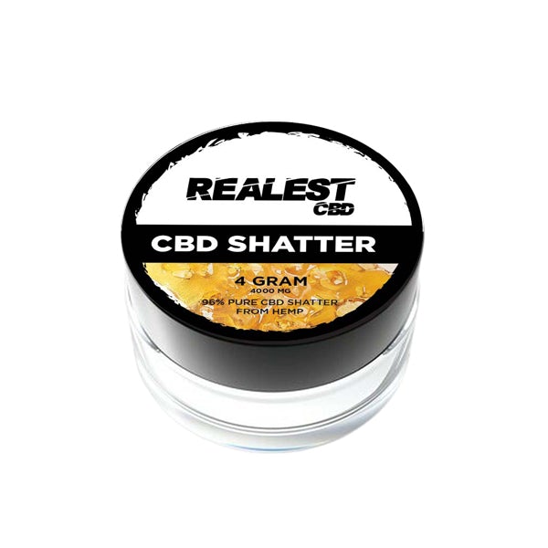Realest CBD 4000mg CBD Shatter (BUY 1 GET 1 FREE) - SilverbackCBD
