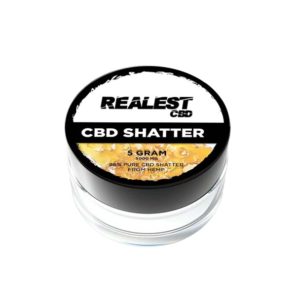 Realest CBD 5000mg CBD Shatter (BUY 1 GET 1 FREE) - SilverbackCBD