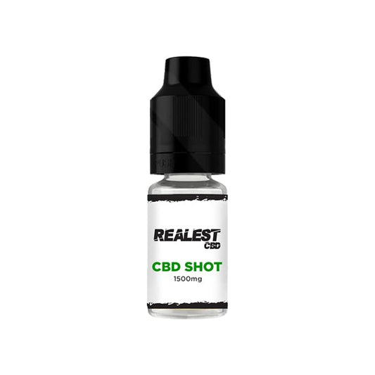 Realest CBD 1500mg CBD E-Liquid Booster Shot 10ml (BUY 1 GET 1 FREE) - SilverbackCBD