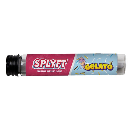 SPLYFT Cannabis Terpene Infused Rolling Cones – Gelato (BUY 1 GET 1 FREE) - Amount: x15 (Display Box) - SilverbackCBD