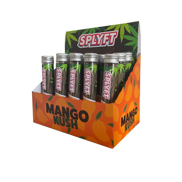 SPLYFT Cannabis Terpene Infused Hemp Blunt Cones – Mango Kush (BUY 1 GET 1 FREE) - Amount: x15 (Display Box) - SilverbackCBD