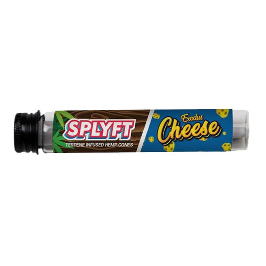SPLYFT Cannabis Terpene Infused Hemp Blunt Cones – Exodus Cheese (BUY 1 GET 1 FREE) - Amount: x15 (Display Box) - SilverbackCBD