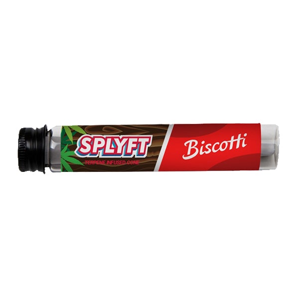 SPLYFT Cannabis Terpene Infused Hemp Blunt Cones – Biscotti (BUY 1 GET 1 FREE) - Amount: x1 - SilverbackCBD