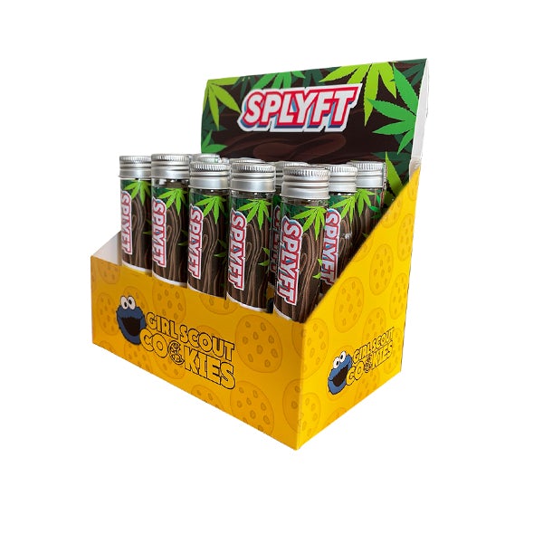 SPLYFT Cannabis Terpene Infused Hemp Blunt Cones – Girl Scout Cookies (BUY 1 GET 1 FREE) - Amount: x15 (Display Box) - SilverbackCBD