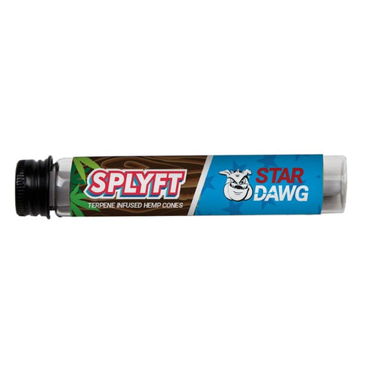 SPLYFT Cannabis Terpene Infused Hemp Blunt Cones – Stardawg (BUY 1 GET 1 FREE) - Amount: x15 (Display Box) - SilverbackCBD