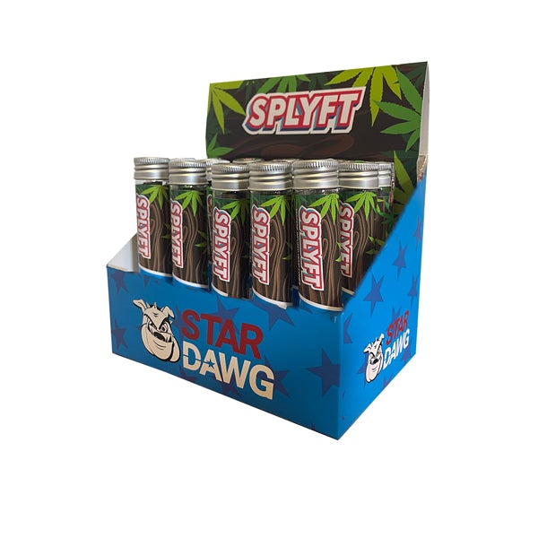 SPLYFT Cannabis Terpene Infused Hemp Blunt Cones – Stardawg (BUY 1 GET 1 FREE) - Amount: x15 (Display Box) - SilverbackCBD
