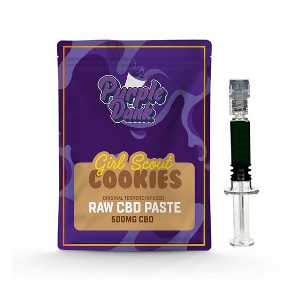 Purple Dank 1000mg CBD Raw Paste with Natural Terpenes - Girl Scout Cookies (BUY 1 GET 1 FREE) - Amount: 0.5g - SilverbackCBD