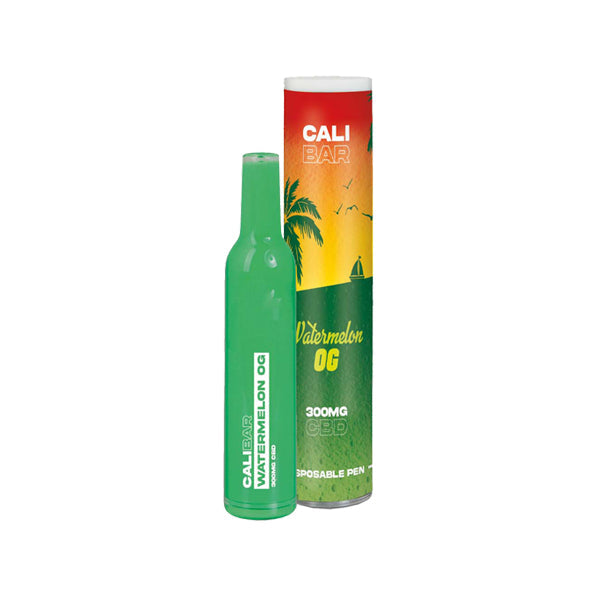 CALI BAR Original 300mg Full Spectrum CBD Vape Disposable - Terpene Flavoured - Amount: X10 & Flavour: Banana Kush