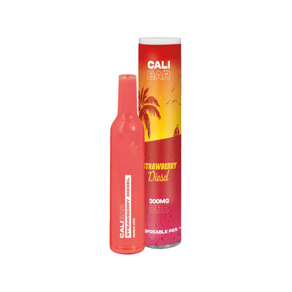 CALI BAR 300mg Full Spectrum CBD Vape Disposable - Terpene Flavoured - Flavour: Vanilla Kush - SilverbackCBD