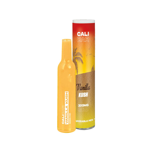 CALI BAR Original 300mg Full Spectrum CBD Vape Disposable - Terpene Flavoured - Amount: X10 & Flavour: Orange Jelly Sunset