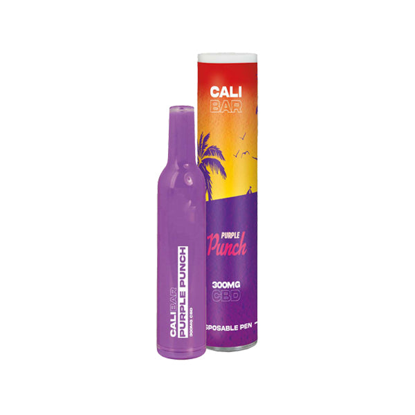 CALI BAR Original 300mg Full Spectrum CBD Vape Disposable - Terpene Flavoured - Amount: X10 & Flavour: Vanilla Kush