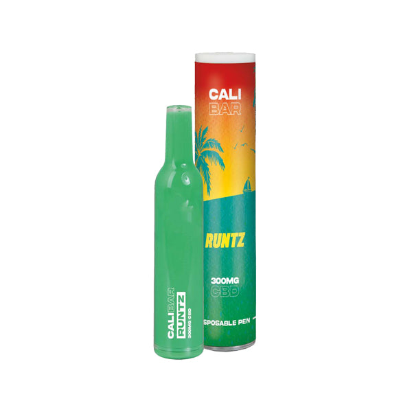 CALI BAR Original 300mg Full Spectrum CBD Vape Disposable - Terpene Flavoured - Amount: X10 & Flavour: Vanilla Kush