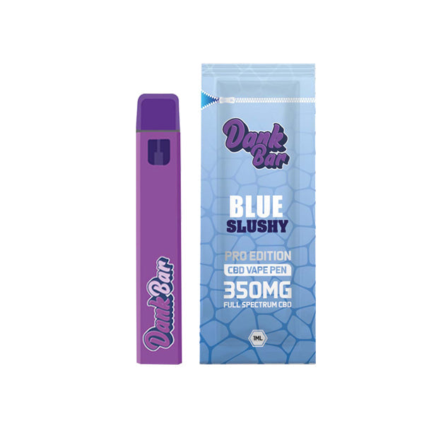 Dank Bar Pro Edition 350mg Full Spectrum CBD Vape Disposable by Purple Dank - 12 flavours - Flavour: Marsh Mellow - SilverbackCBD