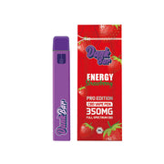 Dank Bar Pro Edition 350mg Full Spectrum CBD Vape Disposable by Purple Dank - 12 flavours - Flavour: Energy Strawberry - SilverbackCBD