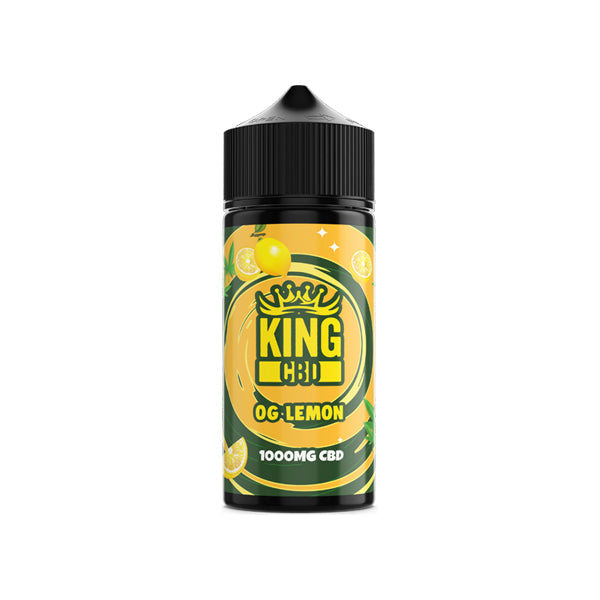 King CBD 1000mg CBD E-liquid 120ml (BUY 1 GET 1 FREE) - Flavour: Strawberry Pineapple