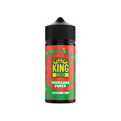 King CBD 1000mg CBD E-liquid 120ml (BUY 1 GET 1 FREE) - Flavour: Juicy Peach