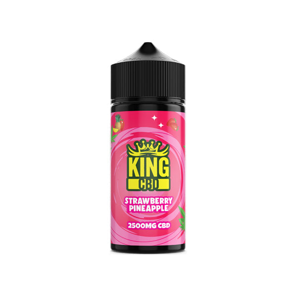 King CBD 2500mg CBD E-liquid 120ml (BUY 1 GET 1 FREE) - Flavour: Bubblegum Candy